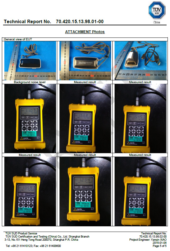 美国 Airtamer爱塔梅尔A310 辐射检测报告